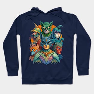 Anime Characters Gift for Anime Lover Hoodie